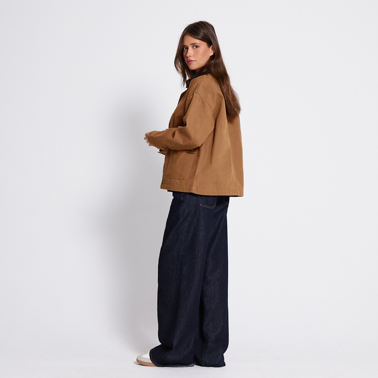 Worker jacket "Hay" Tobacco
